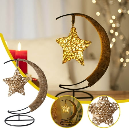Kiplyki Wholesale LED Home Decoration Small Ornament Lamp USB Warm White Woven Moon Shape Lamp Bedside Night Light
Kiplyki Wholesale LED Home Decoration Small Ornament Lamp USB Warm White Woven Moon Shape Lamp Bedside Night Light