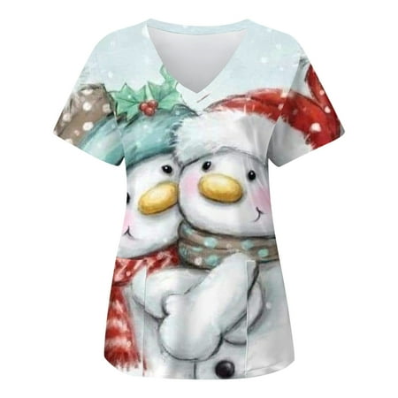 Christmas Scrub Tops for Women Trendy Xmas Reindeer Graphic Print Regular Fit Long Sleeve Sweatshirt Fashion Streetwear Pullover Shirts
Christmas Scrub Tops for Women Trendy Xmas Reindeer Graphic Print Regular Fit Long Sleeve Sweatshirt Fashion Streetwear Pullover Shirts
