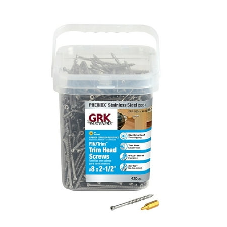 GRK Fasteners GRK Fasteners 61730 Star Trim Head Construction Screws
