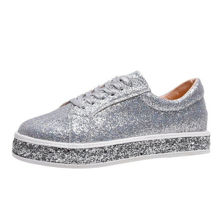 YanHoo Women s Lace Up Sneakers Dressy Sequin Flat Slip On Shoes Fashion Comfortable For Walking Sneakers
YanHoo Women s Lace Up Sneakers Dressy Sequin Flat Slip On Shoes Fashion Comfortable For Walking Sneakers
