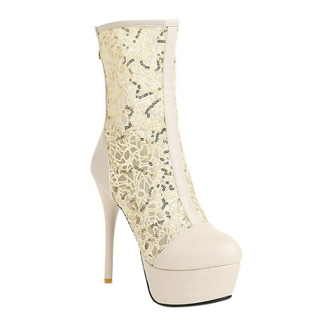 High Heels for Women 2022 New Spring And Autumn Season Mesh Lace Sexy Hollow Platform Super High Heel Women S Short Boots High Heels Shoes High Heels Mesh Beige 37
High Heels for Women 2022 New Spring And Autumn Season Mesh Lace Sexy Hollow Platform Super High Heel Women S Short Boots High Heels Shoes High Heels Mesh Beige 37