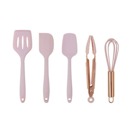 Rose Gold Handle Silicone Mini Baking Scraper Egg Beater Food Clip Children s Supplementary Food Tool 5-piece Set
Rose Gold Handle Silicone Mini Baking Scraper Egg Beater Food Clip Children s Supplementary Food Tool 5-piece Set
