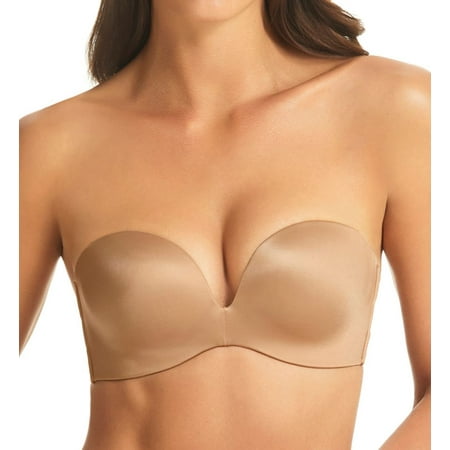 Fine Lines Womens Refined Wireless Strapless Bra 32A Nude
