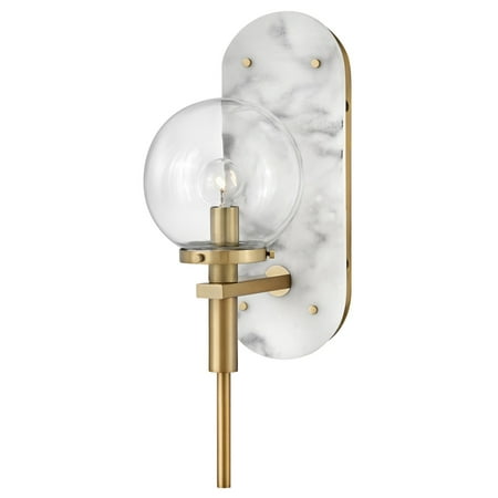 Hinkley Lighting 34590 Gilda 1 Light 16 Tall Lisa Mcdennon Wall Sconce - Brass