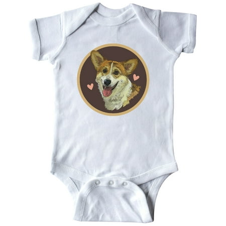 Inktastic Welsh Corgi Art Dog Lover Gift Gift Baby Girl Bodysuit