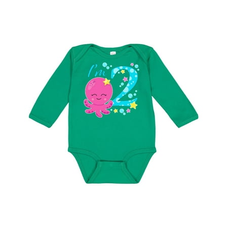 Inktastic I m Two- cute octopus birthday Gift Baby Boy or Baby Girl Long Sleeve Bodysuit
Inktastic I m Two- cute octopus birthday Gift Baby Boy or Baby Girl Long Sleeve Bodysuit