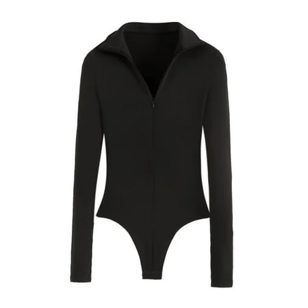 EUMODR Womens Pajamas Set Cute Long Sleeve Body Suit New Design Solid Color Long Sleeve Knit Spandex Bodysuit for Women Bodysuit Tops for Women
EUMODR Womens Pajamas Set Cute Long Sleeve Body Suit New Design Solid Color Long Sleeve Knit Spandex Bodysuit for Women Bodysuit Tops for Women