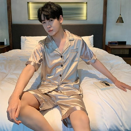 DanceeMangoo Mens Stain Silk Pajama Set 4XL 5XL Men Pajamas Silk Sleepwear Style Soft Comfortable Satin Nightwear Male Clothes
DanceeMangoo Mens Stain Silk Pajama Set 4XL 5XL Men Pajamas Silk Sleepwear Style Soft Comfortable Satin Nightwear Male Clothes