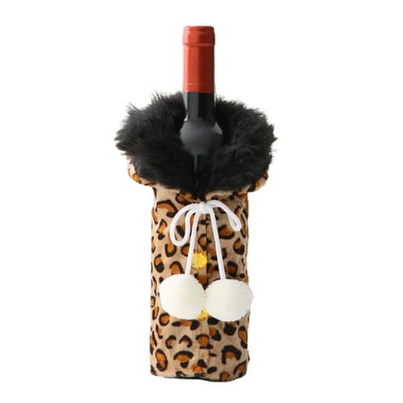 QUSENLON Faux Fur Wine Bottle Bag Christmas Wine Bottle Cover for Winter Holiday Party
QUSENLON Faux Fur Wine Bottle Bag Christmas Wine Bottle Cover for Winter Holiday Party