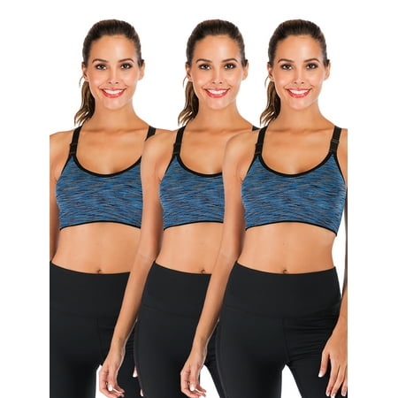 YouLoveIt 3 pack Women Sports Bra Removable Pad Yoga Bras Racerback Workout Crop Tops Active Gym Yoga Workout Sports Bras for Women Seamless Sports Bra
YouLoveIt 3 pack Women Sports Bra Removable Pad Yoga Bras Racerback Workout Crop Tops Active Gym Yoga Workout Sports Bras for Women Seamless Sports Bra
