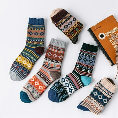 5 Pairs Christmas Women‘s Socks Winter Athletic Socks Crew Sock Warm Hiking Merino Socks Soft Thick Mid Calf
5 Pairs Christmas Women‘s Socks Winter Athletic Socks Crew Sock Warm Hiking Merino Socks Soft Thick Mid Calf