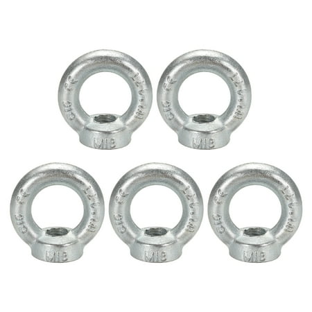 Unique Bargains M16 Thread C15 Carbon Steel Zinc Plated DIN582 Lifting Ring Eye Nut 5pcs
Unique Bargains M16 Thread C15 Carbon Steel Zinc Plated DIN582 Lifting Ring Eye Nut 5pcs