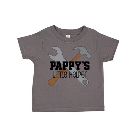 Inktastic Pappy s Little Helper Grandchild Gift Toddler Boy Girl T-Shirt