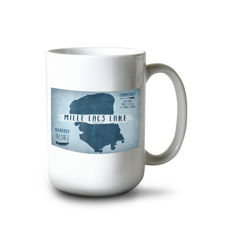 15 fl oz Ceramic Mug Mille Lacs Lake Minnesota Lake Essentials Lake Shape Acreage and County Press Art Dishwasher & Microwave Safe
15 fl oz Ceramic Mug Mille Lacs Lake Minnesota Lake Essentials Lake Shape Acreage and County Press Art Dishwasher & Microwave Safe