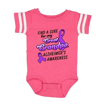 Inktastic Alzheimer s Awareness Find a Cure for my Great Grandpa Gift Baby Boy or Baby Girl Bodysuit
Inktastic Alzheimer s Awareness Find a Cure for my Great Grandpa Gift Baby Boy or Baby Girl Bodysuit