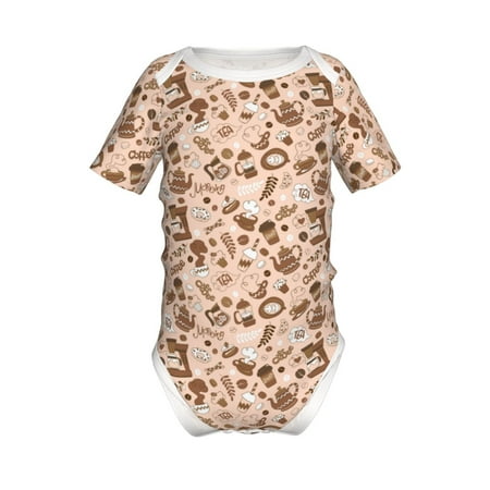 Junzan coffee tea pots Print Short-Sleeve Baby Climbing Clothes Bodysuits for Infant One-Piece for Baby Boys & Girls Baby Clothes Baby Romper with Snap Closure-3 Months
Junzan coffee tea pots Print Short-Sleeve Baby Climbing Clothes Bodysuits for Infant One-Piece for Baby Boys & Girls Baby Clothes Baby Romper with Snap Closure-3 Months
