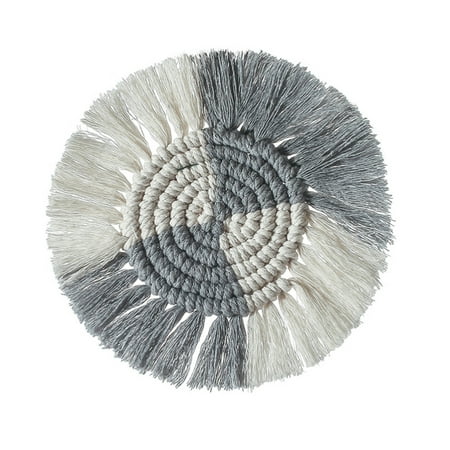 Insulation Coaster Hand-Woven Cotton Rope Coaster Heat-Resistant Dining Table Mat for Tabletop Decoration
Insulation Coaster Hand-Woven Cotton Rope Coaster Heat-Resistant Dining Table Mat for Tabletop Decoration