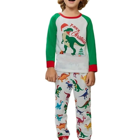 MERSARIPHY Parent-Child Christmas Pajamas Dinosaur Print Long Sleeve T-Shirt + Long Pants Jumpsuit
MERSARIPHY Parent-Child Christmas Pajamas Dinosaur Print Long Sleeve T-Shirt + Long Pants Jumpsuit