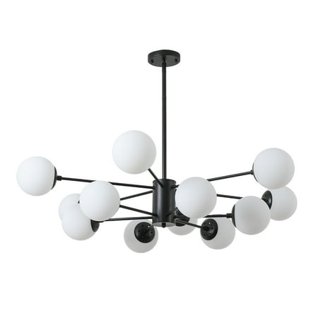 Magic Home Industrial Traditional Vantage Sputnik Modern Linear Chandelier with Shade Ceiling Mount 12 - Light E26 Adjustable Hanging Height
Magic Home Industrial Traditional Vantage Sputnik Modern Linear Chandelier with Shade Ceiling Mount 12 - Light E26 Adjustable Hanging Height