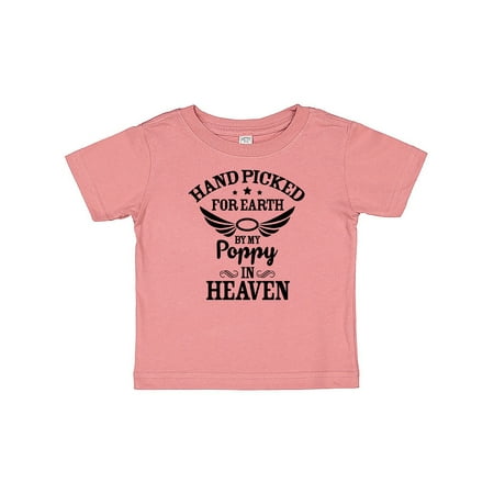 Inktastic Handpicked for Earth By My Poppy in Heaven with Angel Wings` Gift Baby Boy or Baby Girl T-Shirt
Inktastic Handpicked for Earth By My Poppy in Heaven with Angel Wings` Gift Baby Boy or Baby Girl T-Shirt