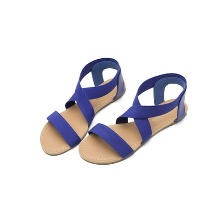 Women‘s Elastic Ankle Strap Flat Sandals Summer Dressy Shoes Cute Strappy Gladiator Sandals Women‘s Footwear
Women‘s Elastic Ankle Strap Flat Sandals Summer Dressy Shoes Cute Strappy Gladiator Sandals Women‘s Footwear