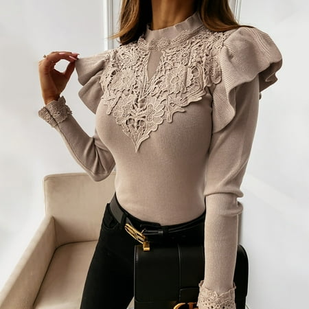 Aayomet Womens Long Sleeve Shirts Women s Crewneck Shirts Causal Long Sleeve Slim Fit Underscrub Winter Basic Tee Tops Beige XL
Aayomet Womens Long Sleeve Shirts Women s Crewneck Shirts Causal Long Sleeve Slim Fit Underscrub Winter Basic Tee Tops Beige XL