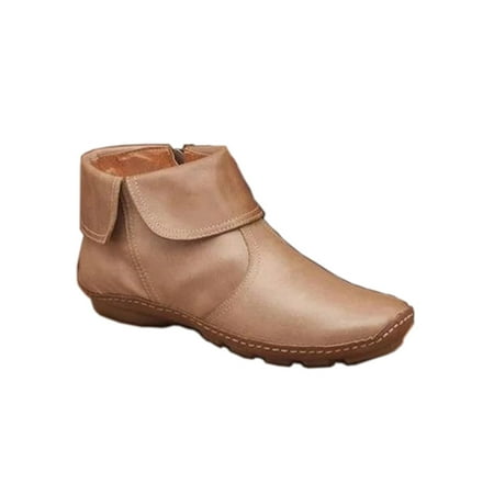 SIMANLAN Women Leather Ankle Booties Waterproof Pointed Toe Low Heel Casual Boots
SIMANLAN Women Leather Ankle Booties Waterproof Pointed Toe Low Heel Casual Boots