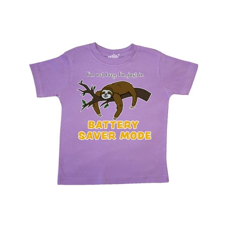 Inktastic Relaxing Sloth I m Not Lazy I m Just in Battery Saver Mode Gift Toddler Boy or Toddler Girl T-Shirt
Inktastic Relaxing Sloth I m Not Lazy I m Just in Battery Saver Mode Gift Toddler Boy or Toddler Girl T-Shirt