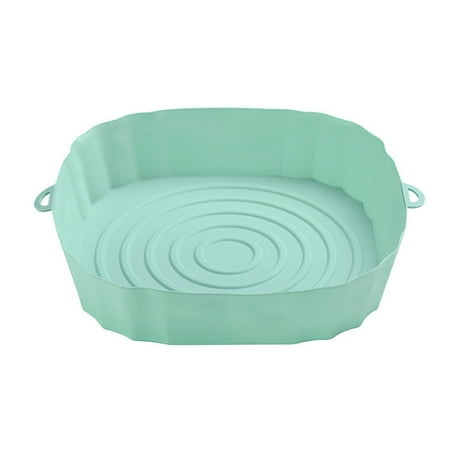 8Pcs Fryer Grill Accessories Reusable Baking Tray with Handle Non-Stick Silicone Pot for Oven Microwave Green 
8Pcs Fryer Grill Accessories Reusable Baking Tray with Handle Non-Stick Silicone Pot for Oven Microwave Green