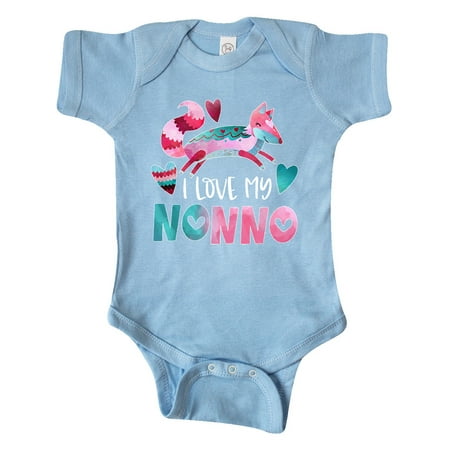 Inktastic I Love My Nonno Pink and Blue Fox with Hearts Gift Baby Boy or Baby Girl Bodysuit
Inktastic I Love My Nonno Pink and Blue Fox with Hearts Gift Baby Boy or Baby Girl Bodysuit
