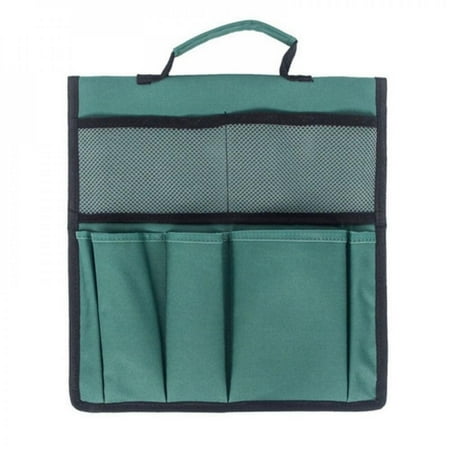 Clearance! Garden Tool Bag Garden Tote Storage Bag with Pockets Home Organizer for Indoor and Outdoor Gardening Garden Tool Kit Holder (Tools NOT Included) 12.2 * 11.8