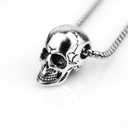 ZENTREE Personality Silver Black Gothic Skull Necklace Stainless Steel Chain Pendant Jewelry Gift for Men Boyfriend Halloween
ZENTREE Personality Silver Black Gothic Skull Necklace Stainless Steel Chain Pendant Jewelry Gift for Men Boyfriend Halloween