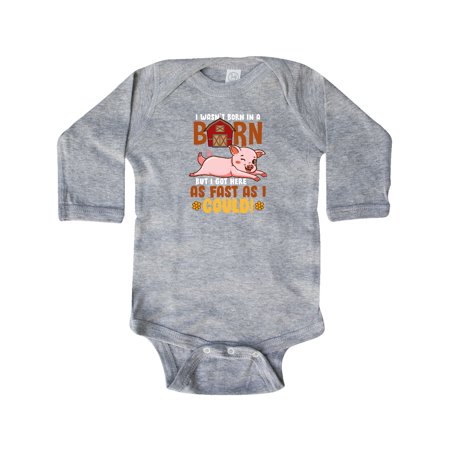 Inktastic Farmer Gift Born in a Barn Gift Baby Boy or Baby Girl Long Sleeve Bodysuit
Inktastic Farmer Gift Born in a Barn Gift Baby Boy or Baby Girl Long Sleeve Bodysuit