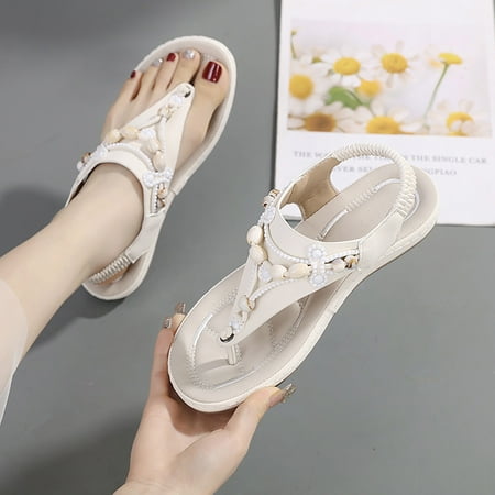 Akiihool Sandals Women Fashion Women s Strappy Ankle Wrap Buckle Fashion Flat Sandals (Beige 7.5)
Akiihool Sandals Women Fashion Women s Strappy Ankle Wrap Buckle Fashion Flat Sandals (Beige 7.5)