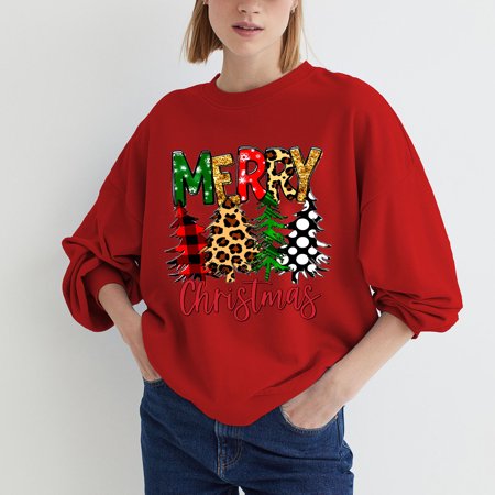 jsaierl Womens Sweatshirt Christmas Printed Sweatshirt Plus Size Crewneck Long Sleeve Fashion Tops for Women Lightweight Sweatshirts for Date Night
jsaierl Womens Sweatshirt Christmas Printed Sweatshirt Plus Size Crewneck Long Sleeve Fashion Tops for Women Lightweight Sweatshirts for Date Night