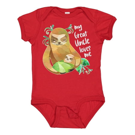 Inktastic My Great Uncle Loves Me Cute Sloth and Baby Gift Baby Boy or Baby Girl Bodysuit
Inktastic My Great Uncle Loves Me Cute Sloth and Baby Gift Baby Boy or Baby Girl Bodysuit