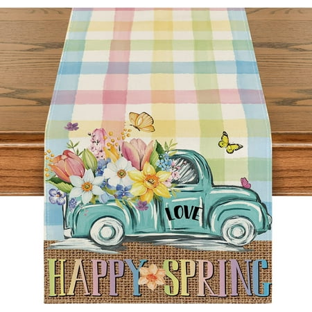 Truck Flowers Happy Spring Placemats Set of 4 12x18 Inch Seasonal Easter Summer Holiday Table Mats for Party Kitchen Dining Decoration
Truck Flowers Happy Spring Placemats Set of 4 12x18 Inch Seasonal Easter Summer Holiday Table Mats for Party Kitchen Dining Decoration
