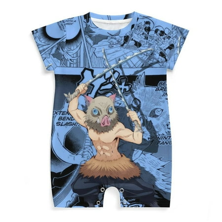 Demon Slayer Baby Romper Anime Romper for Baby Short Sleeve Pajamas for Baby Boy Girl Jumpsuits Sleep And Play 3-24 Months
Demon Slayer Baby Romper Anime Romper for Baby Short Sleeve Pajamas for Baby Boy Girl Jumpsuits Sleep And Play 3-24 Months