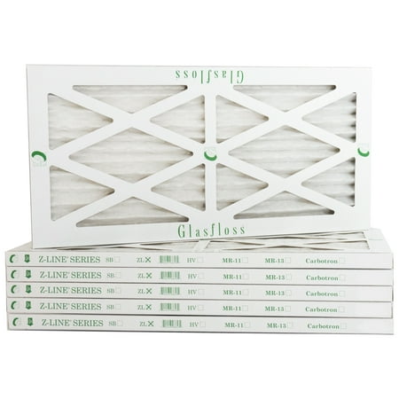 Glasfloss 12x20x1 - MERV 10 -Qty:6 - Furnace Air Filter - Made in USA (Actual Size: 11.5 x 19.5x7/8 inch)
Glasfloss 12x20x1 - MERV 10 -Qty:6 - Furnace Air Filter - Made in USA (Actual Size: 11.5 x 19.5x7/8 inch)
