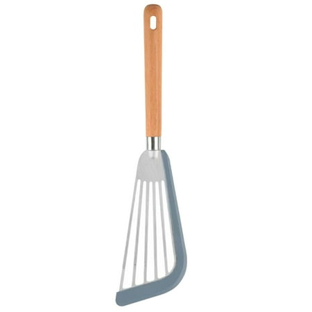 LHMSGG Hollow Oil Filter Hanging Hole Wooden Handle Stainless Steel Frying Spatula Silicone Edge Non-stick Pan Fried Egg Pancake Spatula Kitchen Gadget
LHMSGG Hollow Oil Filter Hanging Hole Wooden Handle Stainless Steel Frying Spatula Silicone Edge Non-stick Pan Fried Egg Pancake Spatula Kitchen Gadget