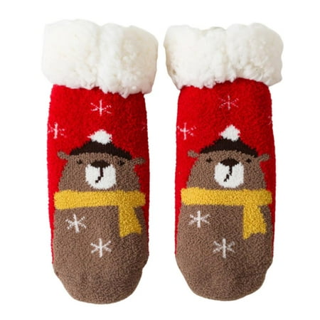 Careslong Kids Fuzzy Slipper Socks Thick Kids Fuzzy Socks Warm Fleece Children Socks Non-Slip Plush Socks with Cute Patterns Adorable Christmas Sleep Socks for Kids ideal
Careslong Kids Fuzzy Slipper Socks Thick Kids Fuzzy Socks Warm Fleece Children Socks Non-Slip Plush Socks with Cute Patterns Adorable Christmas Sleep Socks for Kids ideal
