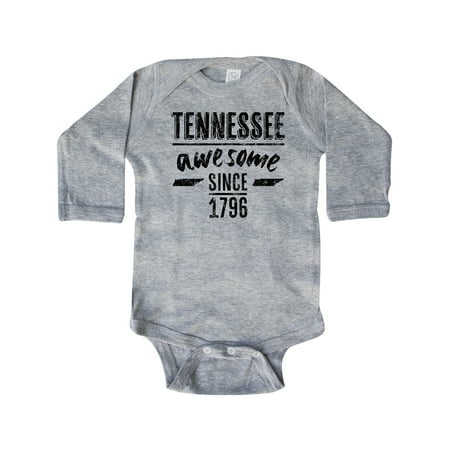 Inktastic Tennessee Awesome Since 1796 Gift Baby Boy or Baby Girl Long Sleeve Bodysuit
Inktastic Tennessee Awesome Since 1796 Gift Baby Boy or Baby Girl Long Sleeve Bodysuit