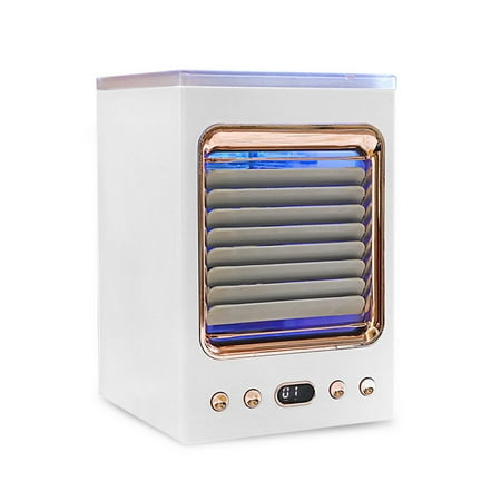 Up to 65% Off Dvkptbk Portable Air Cooler Desktop Office Air Conditioning Fan USB Charging for Home Daily Life