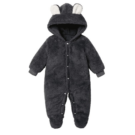 Baby Boys Girls Autumn Winter Plush One-piece Romper Long Sleeve Fresh Plush Single-breasted Hooded Jumpsuit
Baby Boys Girls Autumn Winter Plush One-piece Romper Long Sleeve Fresh Plush Single-breasted Hooded Jumpsuit