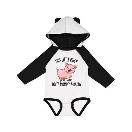 Inktastic This Little Piggy Loves Mommy and Daddy- cute Gift Baby Boy or Baby Girl Long Sleeve Bodysuit
Inktastic This Little Piggy Loves Mommy and Daddy- cute Gift Baby Boy or Baby Girl Long Sleeve Bodysuit