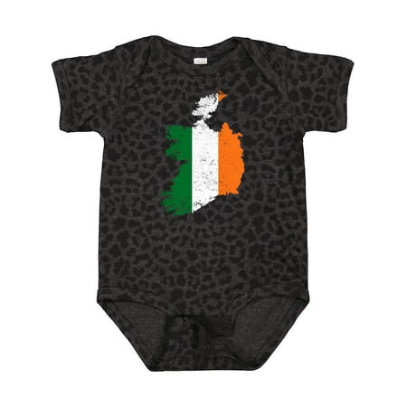 Inktastic Irish Map Flag Gift Baby Boy or Baby Girl Bodysuit
