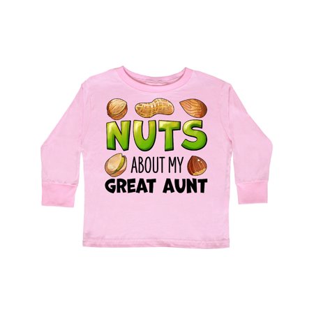 Inktastic Nuts About My Great Aunt Peanut Almond Pistachio Gift Toddler Boy or Toddler Girl Long Sleeve T-Shirt
Inktastic Nuts About My Great Aunt Peanut Almond Pistachio Gift Toddler Boy or Toddler Girl Long Sleeve T-Shirt