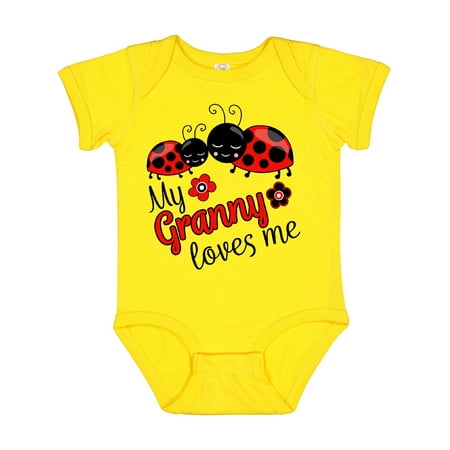 Inktastic My Granny Loves Me with Cute Ladybugs Gift Baby Boy or Baby Girl Bodysuit
Inktastic My Granny Loves Me with Cute Ladybugs Gift Baby Boy or Baby Girl Bodysuit