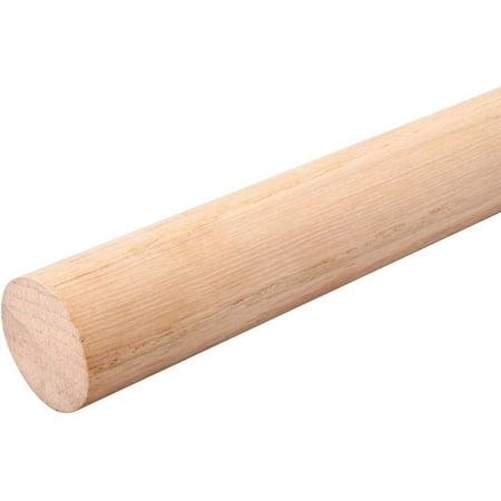 0015-8OK John Heavy Duty Closet Rod 96 By 1-5/16-Inch Oak Pack Of 1