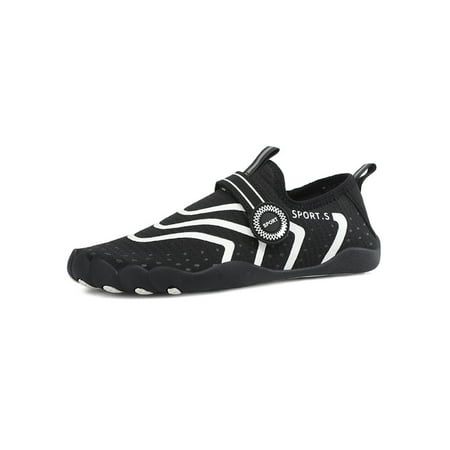 SIMANLAN Womens Mens Water Shoes Fast Drying Aqua Socks Surf Beach Shoe Unisex Non Slip Flats Barefoot Black 4.5
SIMANLAN Womens Mens Water Shoes Fast Drying Aqua Socks Surf Beach Shoe Unisex Non Slip Flats Barefoot Black 4.5